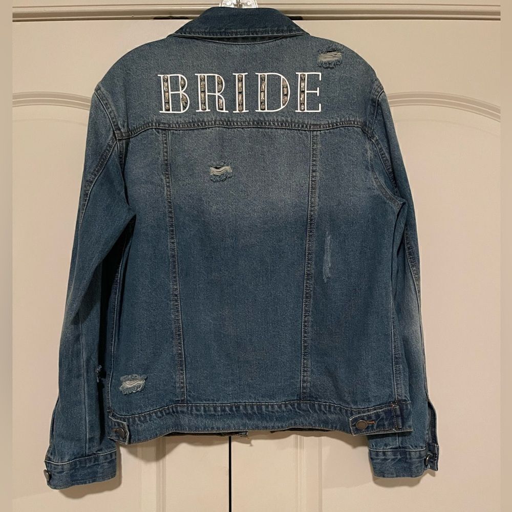 Judith March Denim Custom Bride Jacket - Picture 2 of 11